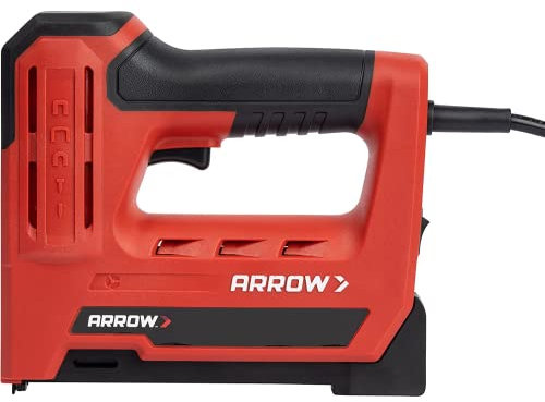 Arrow ET501F Corded 5-in-1 Professional Electric Staple and Nail Gun, Wire Stapler, Brad and Pin Nailer for Upholstery, Framing, Insulation, Crafts, Fencing, and Cable