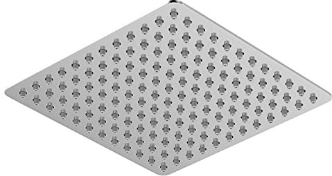 Wholesale Domestic Polished Chrome 300mm Thin Square Fixed Shower Head