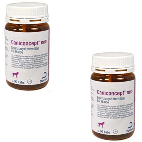 Dechra - Caniconcept neo Ergänzungsfuttermittel für Hunde - Doppelpack - 2 x 90 Tabletten