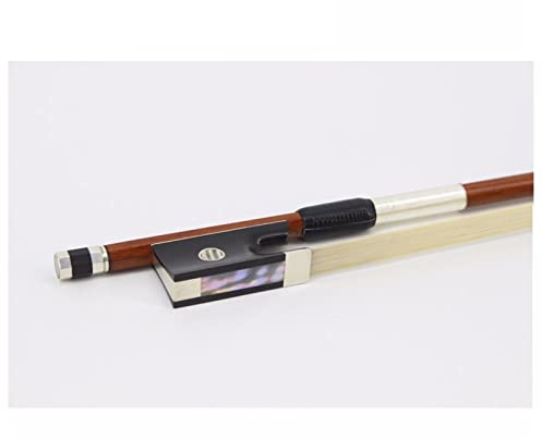 Geigenbogen Premium -Hämatoxylin -Silber -Geigenbogen Brasilianischer Holz (Color : 4/4)