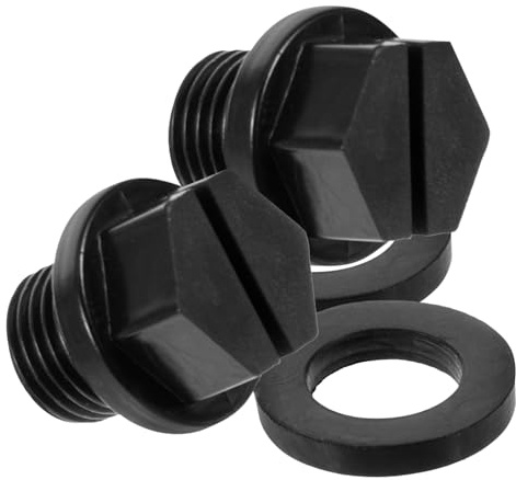 Happyyami 2 Satz Poolpumpenstopfen Gewindemuffe aus Langlebigem Material Kompatibel mit Spx1700fg Winterfest Auslaufsicher Pool Rücklauf und Ablaufverschluss Pool Zubehör