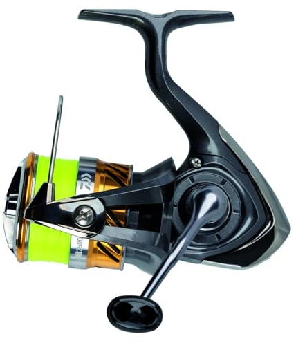 Daiwa 20 Laguna Lt 2500 Jb4 0.19Yl - Spinnrolle + geflochtene Schnur, Angelolle zum Spinnfischen, Stationärrolle