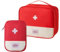Fenglin-joy Botiquín de Primeros Auxilios,2 Piezas Kit de Primeros Auxilios,Bolsa para medicamentos Botiquin Viaje para Viajar Camping Casa Senderismo (Rojo)