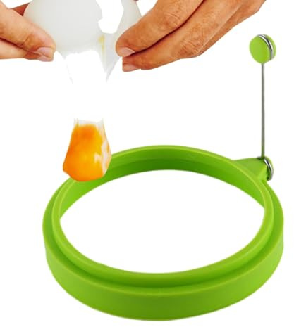 Anello per omelette in silicone - Anelli per uova al, stampi per cottura a uova | anelli per uova antiaderenti per friggere, macchina per cerchi di uova frittelle, stampo per frittelle rotonde