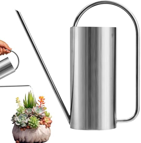 per bollitore da giardinaggio per piante - Annaffiatoio a becco lungo per piante da interno, annaffiatoio a collo lungo, vaso d'acqua per piante da 50 once/1500 ml, per giardino