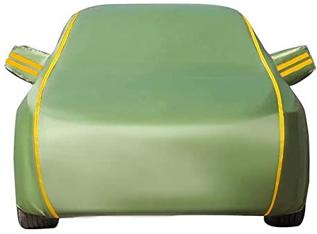 LBWARMB Auto Abdeckplane Autoabdeckung für Audi A1, Vollgarage Winter Sommer Outdoor AutoGarage Indoor Staubdicht Winddicht Schneedicht UV-Schutz(Green)