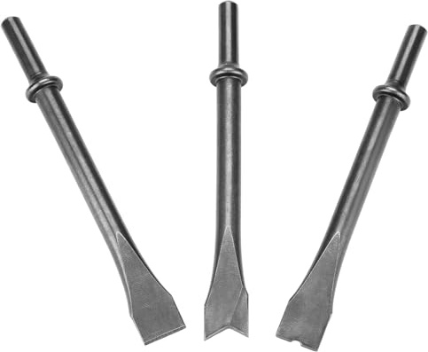 Pesado, 3 Piezas de Cincel de Martillo 3pcs, Cinceles Vástagos Redondos Adicionales, Potencia Poder, Jardín y Herramientas Manuales