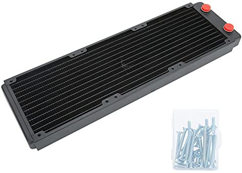 Mtlavishness High End Copper Radiator Water Cooling Accessory for Efficient Heat Dissipation in PC Beauty And Industrial Equipment Model TSRP BP 360 With 12 Pipes And G1/4 Thread
