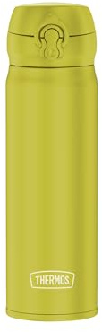 THERMOS ULTRALIGHT Thermosflasche 0,50 l, 20 h kalt, glowing green mat | 10 h heiß, Ultraleicht, absolut dicht, Edelstahl Sporttrinkflasche, für Wasser, Tee & stille Getränke, grün