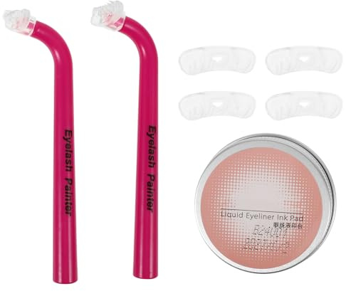 Générique Jeu de Pochoirs pour Cils Inférieurs Réutilisables Outil Entraînement Maquillage pour Cils Inférieurs