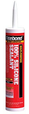 Franklin International 286,3 gram Titebond trasparente 100% silicone sigillante 2611