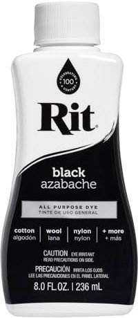 Rit Dye Liquid Stoff Dye, schwarz, 236ml