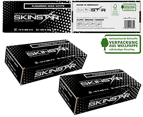 SkinStar Skiwachs Fluor Wax Fluormix Wachs 250g