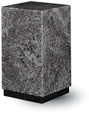 legendURN Urne funéraire en Granit 'Mass Blue' | Urne funéraire en Granit 'Mass Blue' | résistance aux intempéries | Urnes-FUNÉRAIRES.