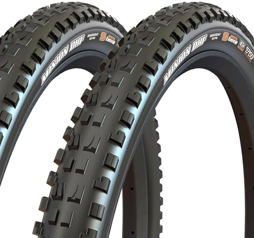 Maxxis Minion DHF M301RU MTB Folding Tire TR EXO 3C MaxxTerra 29x2.5 Tire, Black, 2 Tire, MX2131
