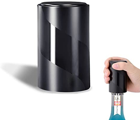 YUDANSI Automatisch Flaschenöffner für Senioren, Flaschenöffner Magnetisch | Edelstahl Drücken Bottle Opener Vatertag Geschenke für Männer, Tragbar Bieröffner für Bierliebhaber, Bar, Party, Weihnachten