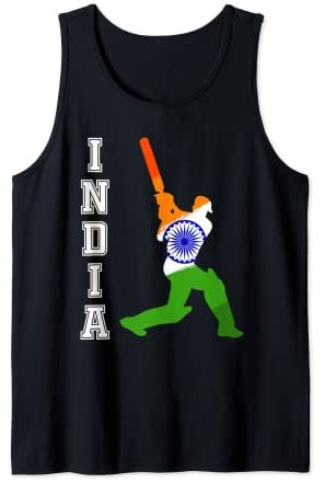 Indian Cricket Jersey India Cricket Team Lover Supporter Tank Top