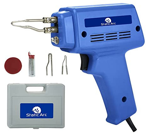 100W Electric Soldering Gun Iron KIT Electronics Weld Solder TIP Wire HIGH Temp