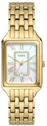Fossil Orologio Raquel per donna, Movimento al quarzo a tre lancette con cinturino in acciaio inossidabile