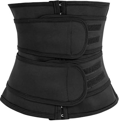 beijieaiguo Waist Trainer Damen, Bauchweggürtel Sport Korsett Damen Tailenmieder Bauchgurt Verstellbarer Abnehmen Waisttrainer Taillenforme (M)