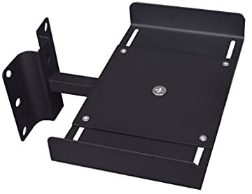 Hhmmei2024-23 Boxenständer Lautsprecherständer Audio-Halterung, Lautsprecher-Wandhalterung, Mediengeräte-Halterung, Lautsprecherhalterung, drehbarer Stahlrahmen, tragend 10 kg für Heimkino und Studio