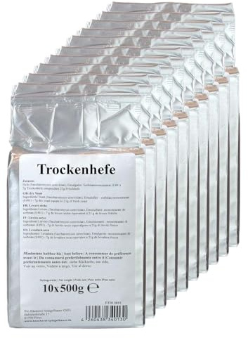 Bäckerei Spiegelhauer Trockenhefe Dry yeast 500g baker quality (10x500g)