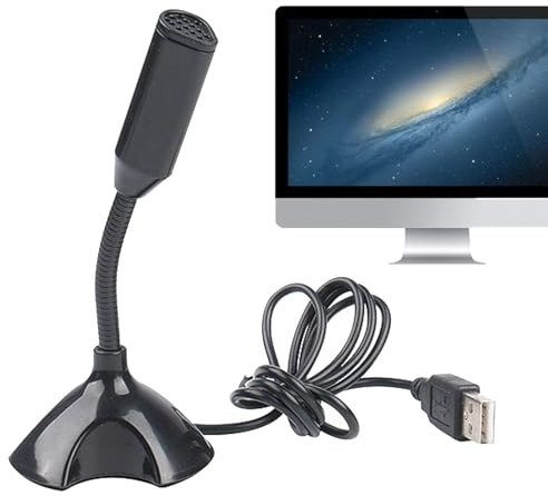 Micrófono de condensador USB - micrófono de PC, plug & play de escritorio condensador micrófono | Suministros de audio de reducción de ruido Compatible, USB Micrófono Reducción de ruido suministros de