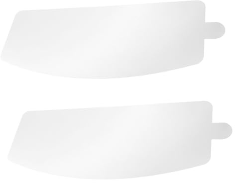 DECORNIJIA 2 Pezzi Lente Esterna Protettiva per Casco di Sabbiatura in Pvc Trasparente Spessa 0,5 Mm Protezione Oculare Resistente per Uso Industriale