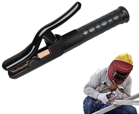 Pinza Portaelettrodo - Morsetto di Massa per Saldatrice | Attrezzo A Portatile Ed Ergonomico Per Costruzione, Riparazione Automobilistica, Fabbricanti Di Metallo, Lavoratori Industriali