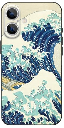 MURLEBAY Compatible with iPhone 17 Case, Great Wave Off Kanagawa by Katsushika Hokusai Phone Case, Japanese Art Phone Cover