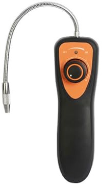 CLD-100 - Detector de fugas de gas halógeno para coche HVAC con 6 niveles de sensibilidad, alarma acústica y visual para refrigerante R11 R22 R134A R404A R410A