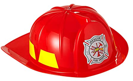 W WIDMANN MILANO Party Fashion - 2869F - Casco de bombero para niños, rojo, bombero, bomberos