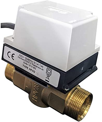 Danfoss 087N661100 White HP28 2 Port Valve 28 mm, Heating