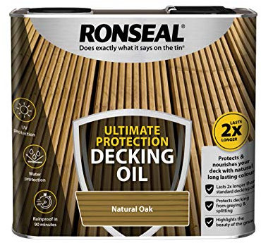RONSEAL ULTIMATE DECKING OIL NATURAL OAK 2.5L