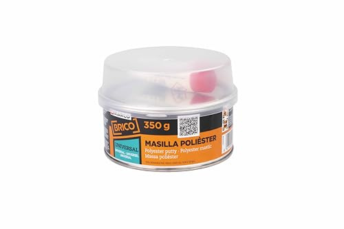 MIARCO 10734 - Masilla de poliester de dos componentes Universal Miarco Brico+Catalizador 340g + 10g
