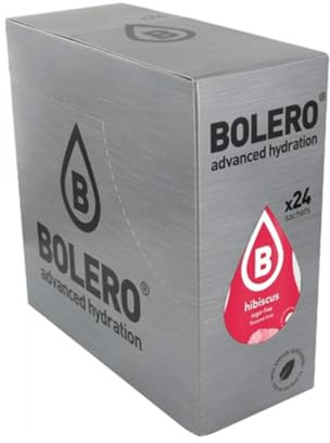 Bolero Bebida Instantánea Sin Azúcar, Sabor Hibiscus , 24 x 9 gramos (Total: 216 gramos)