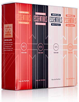 Milton-Lloyd Essentials Quad Pack - Fragrance for Women - 4 x 50ml Eau de Parfum