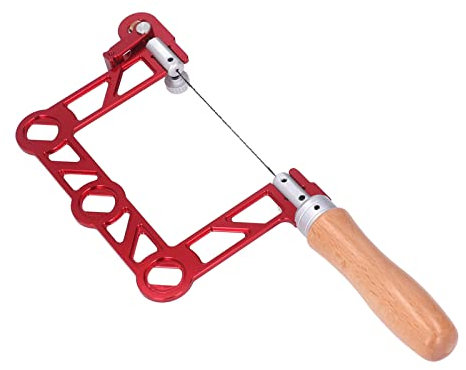 Scie à chantourner Scie à main, Scie à chantourner Scie à chantourner Cadre d'adaptation pour bois, plastique, caoutchouc et métal mou 3 pouces