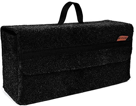 M MOTOS Auto Kofferraumtasche Filz Kfz Kofferraum Organizer für Werkzeug & Autopflege