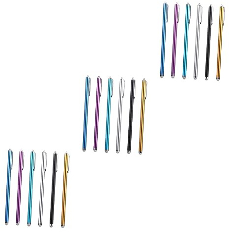 Garneck 18stücke Capacitive Stylus Pens Für Touchscreen-geräte Mit Austauschbarem Kopf Sensitiv Und Fingerabdruckresistent Für Smartphones Und Tablets