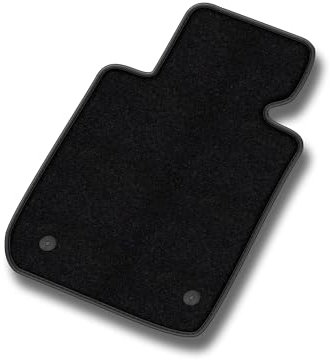 MOTOS Velours Premium Fahrermatte 1-teilig passend für Skoda Superb III ab 2015 - Premium, Leder, Schwarz Fahrerseite - Erleben Sie neuen Fahrkomfort mit einem Velours-Fahrermatte passend für Ihr Auto