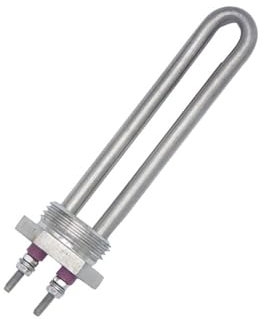 Élément Chauffant À Eau Par Immersion En Acier Inoxydable, 800/1000W, DN25, Avec Filetage BSP 1 , 32mm (Size : Heater thread nut, Color : 800W)