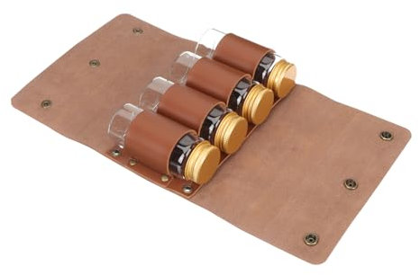 HEMOTON Gewürzbehälter Mit Tragbarer Gewürzflaschentasche Für Lebensmittel Outdoor Gewürzhalter Campingzubehör Zum Kochen Langlebig Und Praktisch