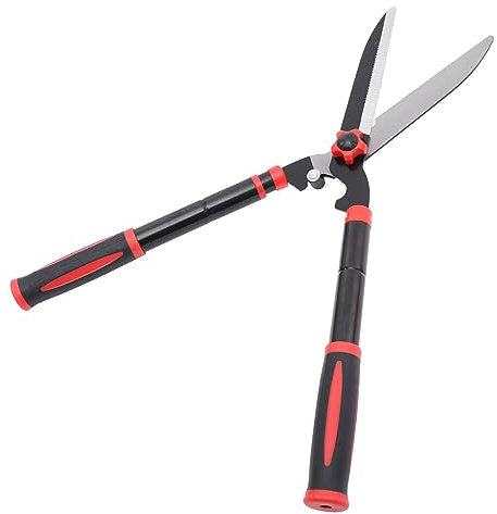 CIMAXIC Tijeras De Setos Telescópicas De Extensión Tijeras De Jardín Mangos Cómodos Para Cortar Setos Boj y Arbustos Herramientas De Jardinería