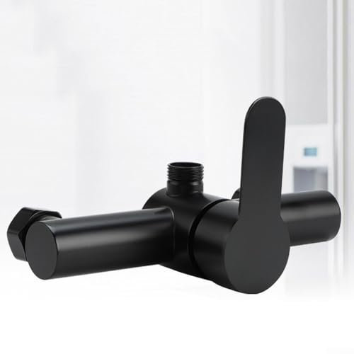 Sileduove Duscharmatur 304 Edelstahl Duscharmatur mit Steuerventil Schalter Wasserhahn für kaltes und heißes Wasser, Wandmontage Badezimmer Dusche Mischbatterie