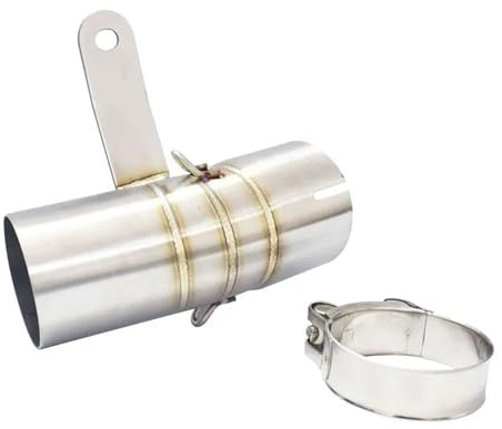 SKINII Pot Moto Pot Echappement pour BMW S1000RR 2019 2020 2021 2022 2023 60mm Système D'échappement Moto Complet Tuyau Liaison Intermédiaire Modifié Pot d'échappement