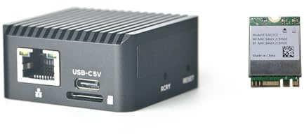 youyeetoo FriendlyElec NanoPi Zero2 - Router para ordenador (1/2 GB de RAM, con conector eMMC, RJ45 GbE, RK3528A, antena WiFi oculta (2 GB de RAM + 64 GB eMMC, con módulo WiFi)