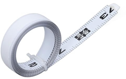 72 Inch 6FT Metal Carbon Steel Self Adhesive Tape Measure with Adhesive Backing and Reading from Right to Left