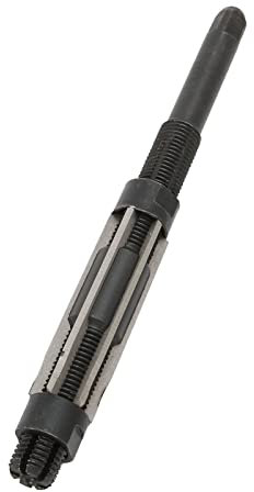 Einstellbares Reibahlen-Schneidwerkzeug, 6 Schneiden, 64 Mm Länge, 9 SiCr, 19–21 Mm Einstellbereich für Stahl, Aluminium, Kupfer, mit Aufbewahrungsbox, Schneidwerkzeuge