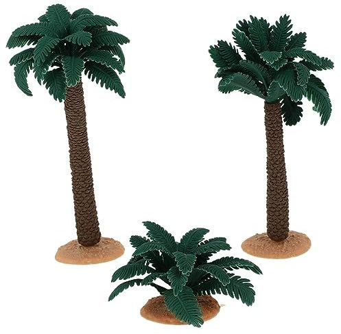 Cabilock Künstliche Kokospalme Modell Dekoration Sand Tischschmuck Landschaft Dekoration Garten